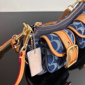 Coach Ashton bag in signature denim CY700 NWT